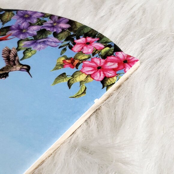 Vintage Hummingbird Dry Erase Tile Hanging Wall Organizer "Notepad" - Picture 5 of 7